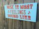 Music Is What Feelings Sound Like Handcrafted Wood Sign,  Sayings,  Quote,  Rustic Primitives photo 2