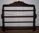 Antique Victorian Shelf Spices Plate Rack Carved Oak Wood Bead Trim Fancy Wall Victorian photo 11