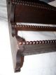 Antique Victorian Shelf Spices Plate Rack Carved Oak Wood Bead Trim Fancy Wall Victorian photo 3