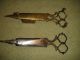 Vintage Victorian Wick Trimmer Scissors - Pair - Lovely Handles - Candle Snuffers Victorian photo 3