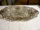 Nickle Silver Plate Reticulated Basket/tray 2255 Vintage Apollo Quadruple Plate Baskets photo 1