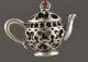 Tibet Silver Chinese Old Handwork Carving tea Pot Shape Pendant ☆☆☆☆☆ Other photo 3