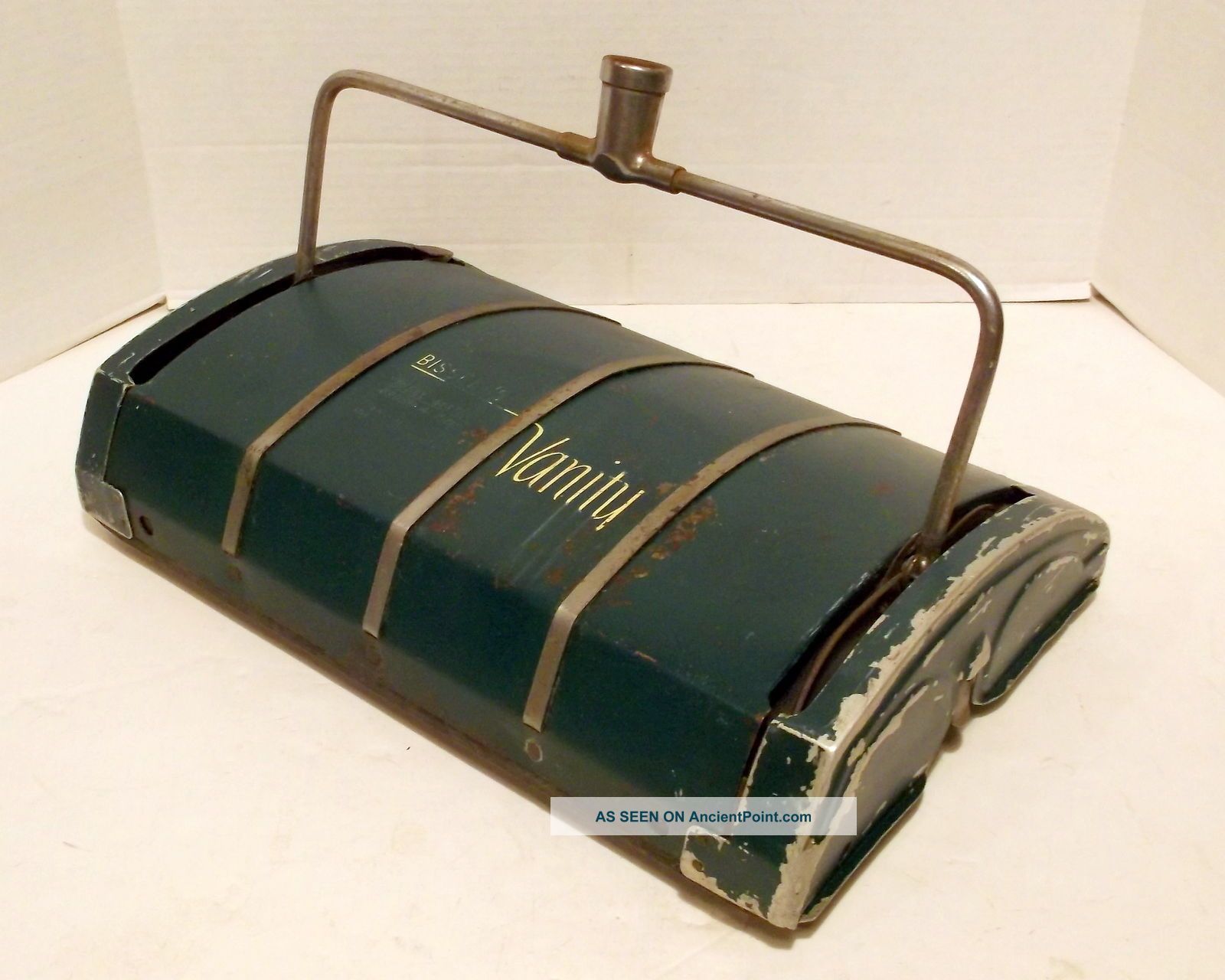 Antique Vintage Bissell Vanity Discomatic Carpet Floor Sweeper With Steel Handle Other photo