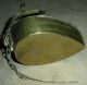 Antique Dated 1854 Brass Whale Oil Hanging Betty Lamp Vafo Primitives photo 5