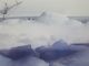 Robert Spring B.  1938 Watercolor Ship In Polar Ice Scrimshaws photo 2