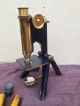 19th Century Microscope By R & J Beck Ltd In Fitted Wooden Case With Accessories Other photo 3