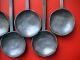 Rare Complete Set Of Six Antique Pewter Dinner Spoons,  18th Century Ad. Metalware photo 3