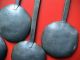 Rare Complete Set Of Six Antique Pewter Dinner Spoons,  18th Century Ad. Metalware photo 6