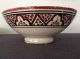 Antique Signed Safi Morocco Art Pottery Bowl Dish Islamic Middle East C.  1900 - 20 Middle East photo 2