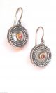 Byzantine Medieval Earrings Sterling Silver 925/18 Carat Gold Plating Antique Byzantine photo 1