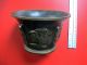 Rare Renaissance Style Mortar Decorated With Portraits Of Alexander The Great Metalware photo 7