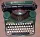 Scarce 1930 Underwood Portable Green With Champaigne Inset,  Serviced,  A Beauty Typewriters photo 1