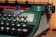 Scarce 1930 Underwood Portable Green With Champaigne Inset,  Serviced,  A Beauty Typewriters photo 5