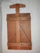 Antique Sm.  Drawing Drafting Board W T Square W Folk Art Painting Indian Maiden Engineering photo 6