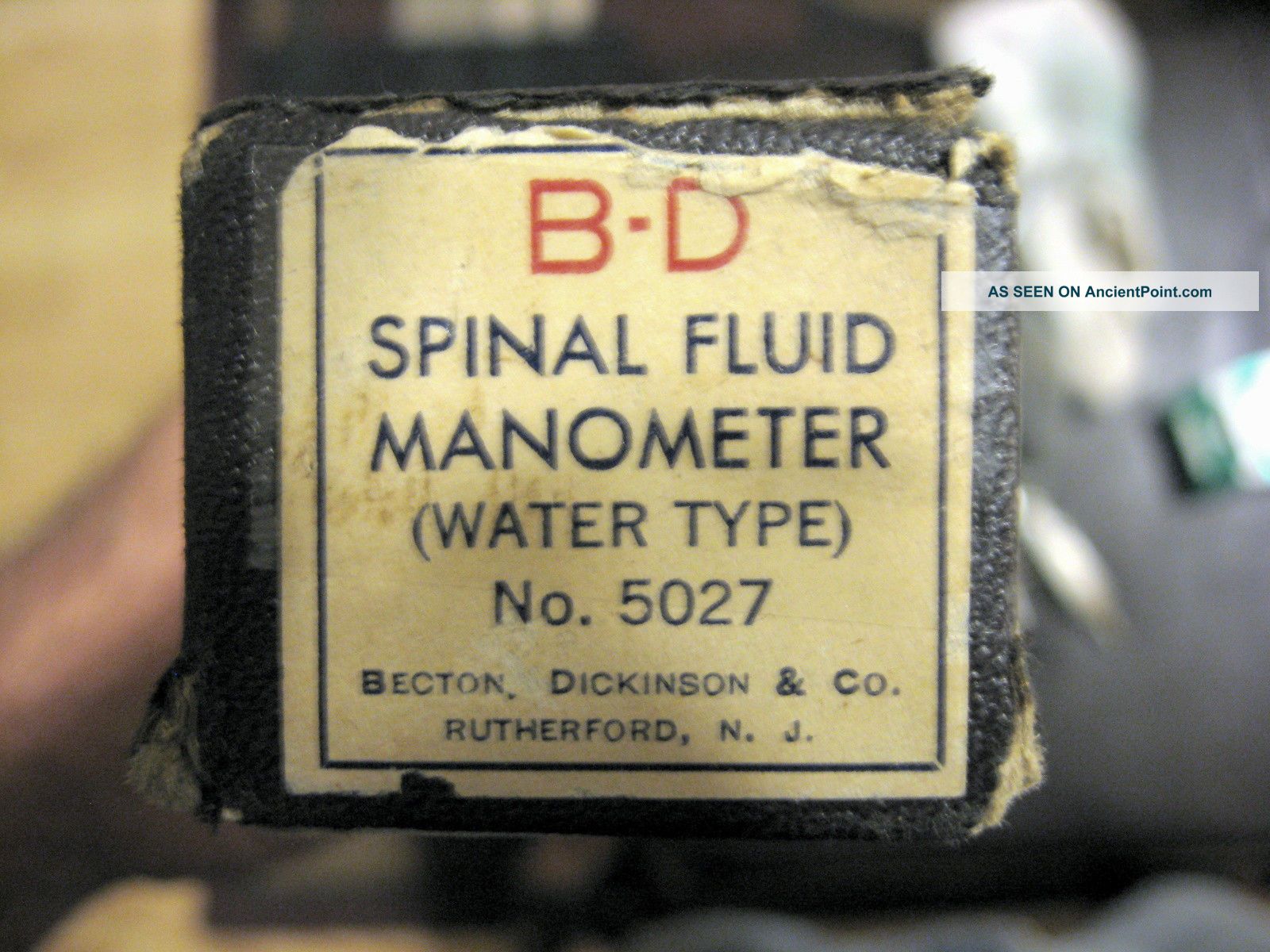Antique Spinal Fluid Manometer (water Type) No.  5027 Becton,  Dickinson & Co. Other photo