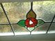 G302a Older Transom English Rose Multi - Color English Leaded Stained Glass Window 1900-1940 photo 3