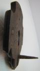 Exquisite Antique Bronze Wrought Iron Figural Key Hole Unusual Design Mans Face Metalware photo 4