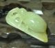 Yellow 100% Natural Grade A Jade Jadeite Pendant/chinese Cicada & Leaf Necklaces & Pendants photo 2