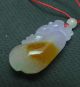 Lavender & Yellow Colorful Jade/jadeite Pendant/rabbit & Ruyi Necklaces & Pendants photo 2