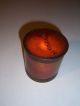 Antique Mustard 1800s Splint Wood Spice Jar Primitive Container Primitives photo 2
