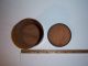 Antique Mustard 1800s Splint Wood Spice Jar Primitive Container Primitives photo 7