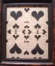 Charming 19th Century Framed Scherenschnitte Cut Work On 1845 Letter,  Hearts Primitives photo 5