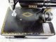 1921 Singer Electric Sewing Machine Model 24 - 80 Chain Stitch With Triplets Decal Sewing Machines photo 2