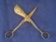 Antique Scissors,  Candle Trimming,  Iron Not Steel,  Colonial Period,  Hand Wrought Primitives photo 2