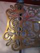Antique Likely English Brass Hearth / Fireplace Trivet Trivets photo 4