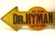 Vintage 1900s Dental Tin Advertising Sign Dr.  Hyman Painless Dentist On Arrow Dentistry photo 2