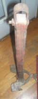 Vintage Old Boat Anchor 8462a (metal Part) Wooden Handle Bolts Fishing Anchors photo 8