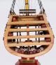 Hms Victory Cross Section Wooden Tall Ship Model Lord Nelson ' S Flagship Model Ships photo 1