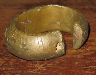 C1600s Slavery Manilla Slave Bracelet Trade Shipwreck Artifact Spanish Fl.  Keys photo