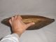 Wood Primitive Antique Large Edge Crafted Older Hand Made Carved Bowl Natural Primitives photo 9