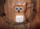 Primitive Owl On Grape Vine Wreath 10x10 With Pip Berries - Wall Hanging Primitives photo 4