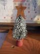 Primitive Grungy Striped Kitty Cat Christmas Tree W/ Rusty Star Shelf Sitter Primitives photo 3