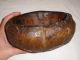 Wood Primitive Antique Small Crafted Older Hand Made Carved Bowl Natural Primitives photo 1