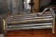 Antique Primitive Tin 8 Tube Held Candle Mold 10 Inch Tapered Candles Primitives photo 8