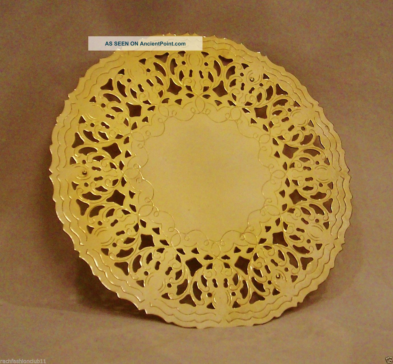 Solid Brasstrivet By Wa - Wallace,  Made In Italy Trivets photo