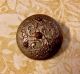 Antique Vintage Victorian Large Cut Steel Brass Floral Scrollwork Picture Button Buttons photo 3