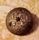 Antique Vintage Victorian Large Cut Steel Brass Floral Scrollwork Picture Button Buttons photo 4