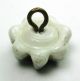 Antique Charmstring Glass Button Color Swirl Flower Mold Swirl Back - Neat Buttons photo 3