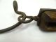 Antique Old Wood Wooden Metal Hanging Scale Weight Pulley Balance Part Hardware Scales photo 3