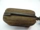 Antique Old Wood Wooden Metal Hanging Scale Weight Pulley Balance Part Hardware Scales photo 4