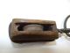 Antique Old Wood Wooden Metal Hanging Scale Weight Pulley Balance Part Hardware Scales photo 8