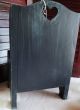 Distressed Primitive Small Wooden Doll Chair In Blue And Black Primitives photo 1