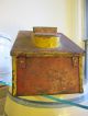 Fabulous Folk Art Child ' S Shoe Shine Kit,  Hand Crafted Tin,  Great Design Primitives photo 3