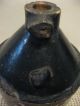 Primitive Antique Crock Stoneware Jug Americana Whiskey Primitives photo 5