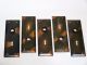 5 Antique Flashed Copper Plated Back Plates Door Hardware Japanned Mission Door Plates & Backplates photo 1