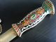 Rare Enamel Brass Russian / Byzantine Empire Letter Opener Knife Sword Dagger Russian photo 7